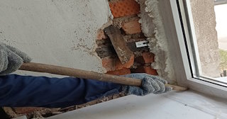 Демонтаж оконных откосов по выгодной цене от 524 руб. в Сибае - Сварной-Сба
